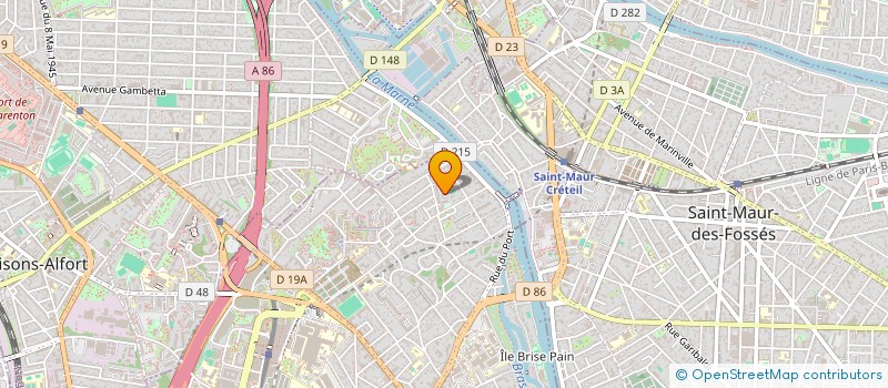 localisation de l'entreprise MADAME LAURE THIEBLEMONT  CRETEIL