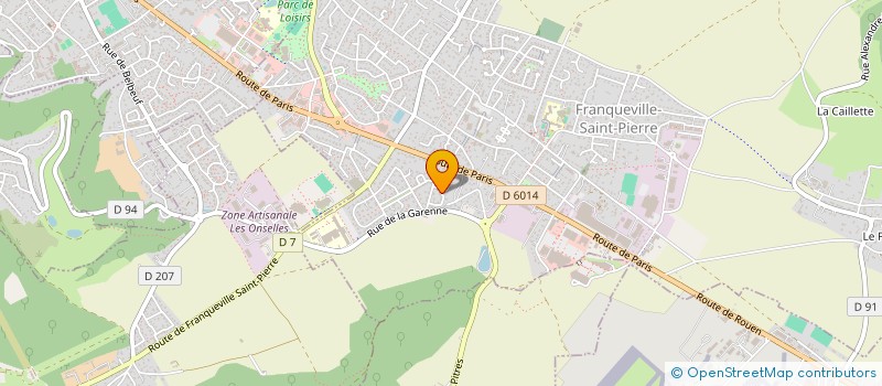 localisation de l'entreprise MADAME LAURE THIESSET  FRANQUEVILLE-SAINT-PIERRE