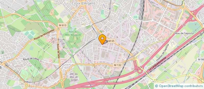 localisation de l'entreprise MADAME LAURE THOMAS  MONTPELLIER