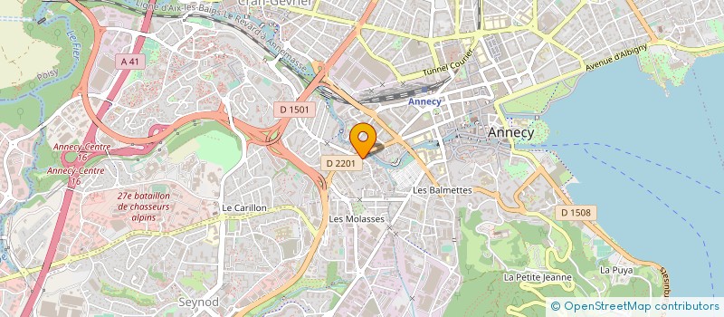 localisation de l'entreprise MADAME LAURE TOCHON-DANGUY à ANNECY