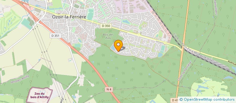 localisation de l'entreprise MADAME LAURE TONELLI  OZOIR-LA-FERRIERE