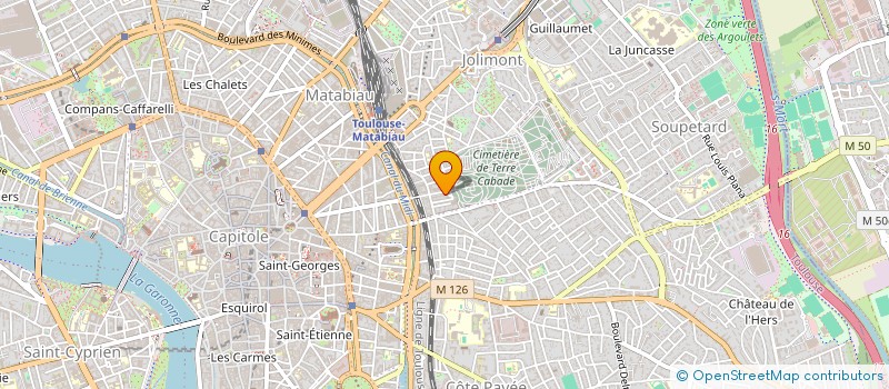 localisation de l'entreprise MADAME LAURE TOURNIER  TOULOUSE