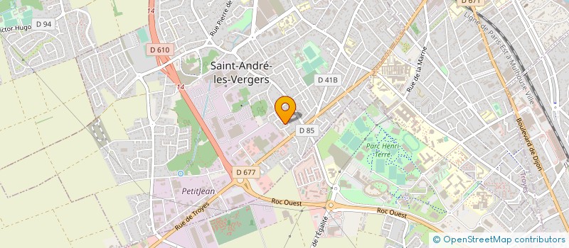 localisation de l'entreprise MADAME LAURE TRENEL à SAINT-ANDRE-LES-VERGERS