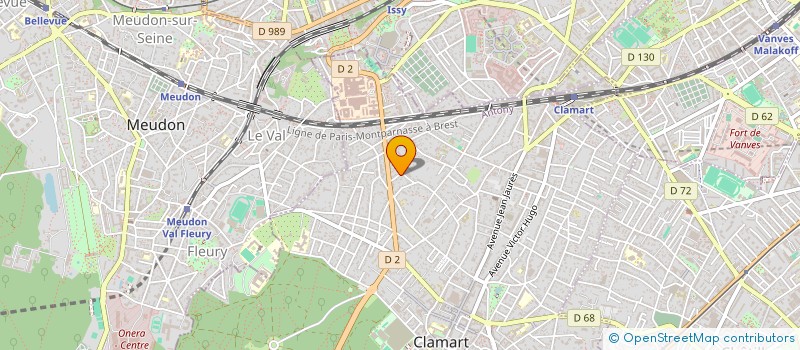 localisation de l'entreprise MADAME LAURE TROADEC à CLAMART