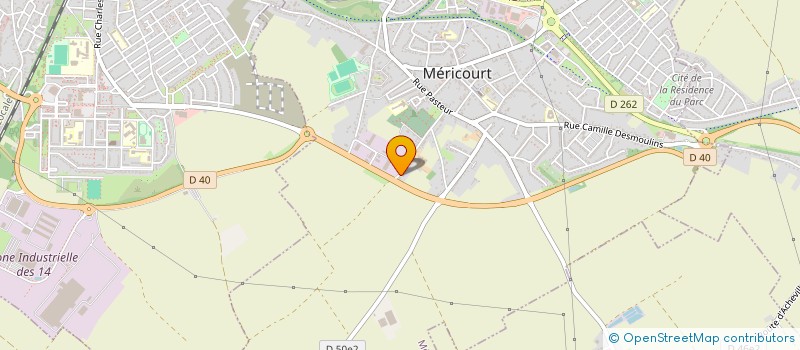 localisation de l'entreprise MADAME LAURE TROSZCZYNSKI à MERICOURT