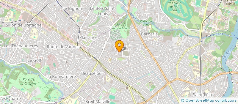 localisation de l'entreprise MADAME LAURE TROUSSARD à NANTES