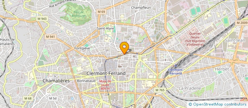 localisation de l'entreprise MADAME LAURE VAILLANT  CLERMONT-FERRAND