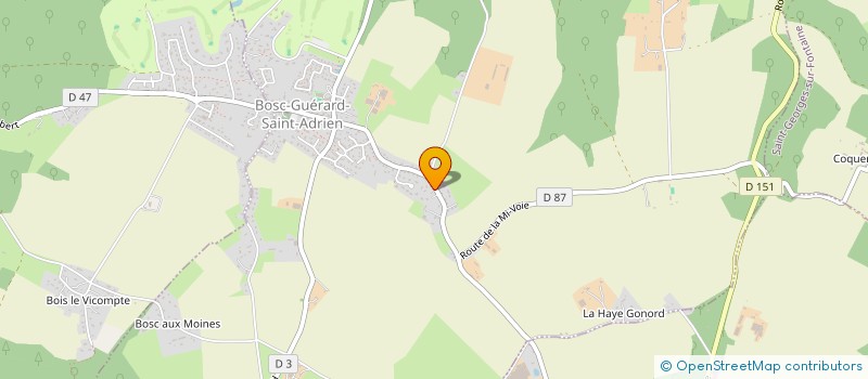 localisation de l'entreprise MADAME LAURE VALET  BOSC-GUERARD-SAINT-ADRIEN