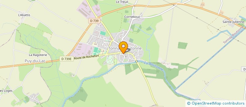 localisation de l'entreprise MADAME LAURE VAN WEYDEVELT  TONNAY-BOUTONNE