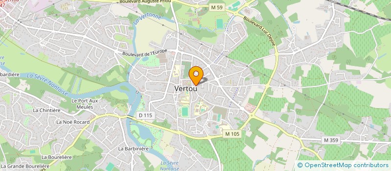 localisation de l'entreprise MADAME LAURE VANDEWALLE à VERTOU