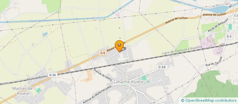 localisation de l'entreprise MADAME LAURE VAQUERO  LABARTHE-RIVIERE