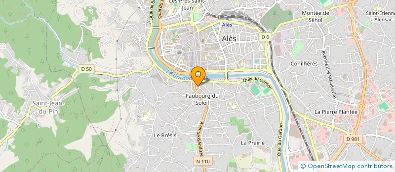 localisation de l'entreprise MADAME LAURE VARIZAT  ALES