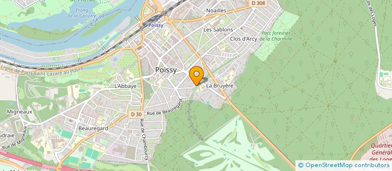 localisation de l'entreprise MADAME LAURE VENDOME à POISSY
