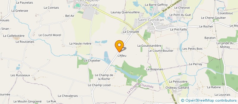 localisation de l'entreprise MADAME LAURE VENIEN  LA CHAPELLE-CHAUSSEE