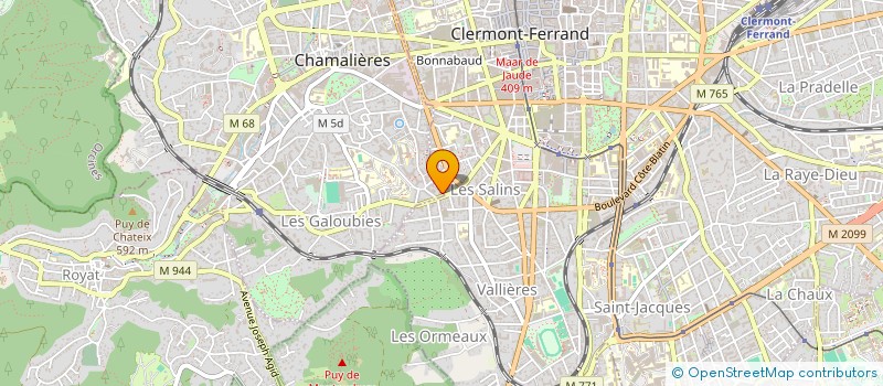 localisation de l'entreprise MADAME LAURE VENNAT à CHAMALIERES