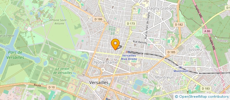 localisation de l'entreprise MADAME LAURE VENOT à VERSAILLES