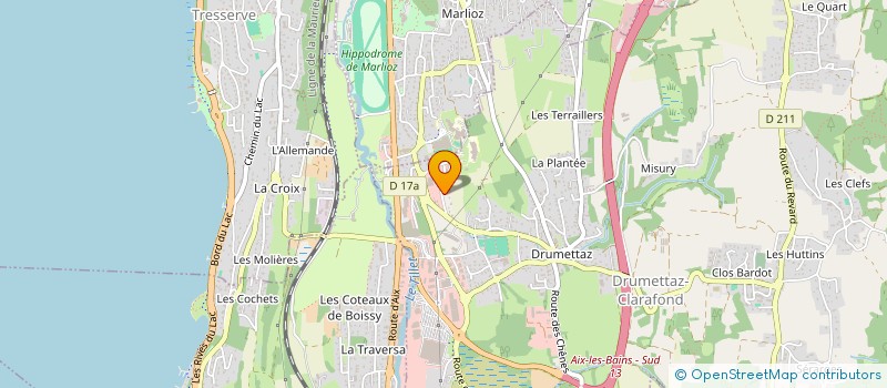 localisation de l'entreprise MADAME LAURE VERON  DRUMETTAZ-CLARAFOND