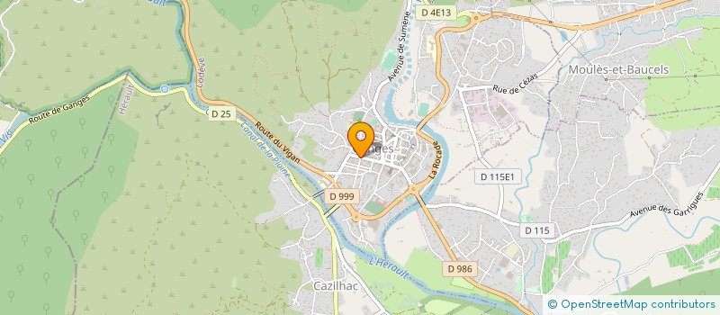 localisation de l'entreprise MADAME LAURE VIALA  GANGES