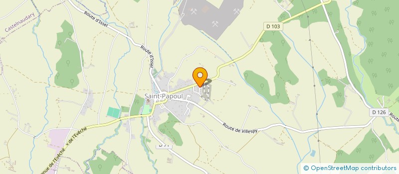 localisation de l'entreprise MADAME LAURE VIALETTE  SAINT-PAPOUL