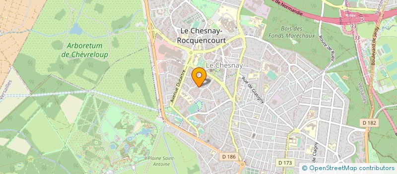 localisation de l'entreprise MADAME LAURE VIDART à LE CHESNAY-ROCQUENCOURT