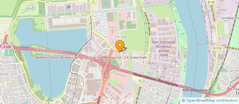 localisation de l'entreprise MADAME LAURE VIEUILLE  BORDEAUX