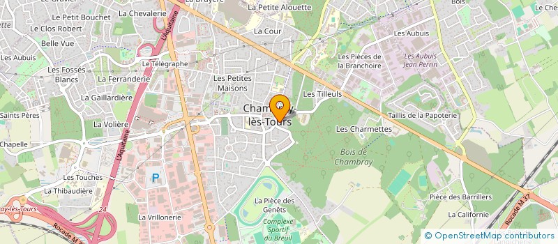 localisation de l'entreprise MADAME LAURE VIFFRAY  CHAMBRAY-LES-TOURS