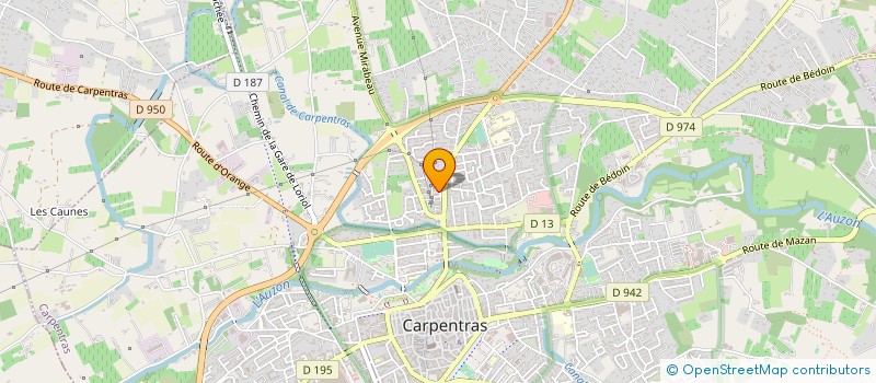 localisation de l'entreprise MADAME LAURE VILLAR  CARPENTRAS