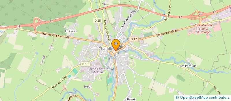 localisation de l'entreprise MADAME LAURE VILOTTE  CHAROLLES