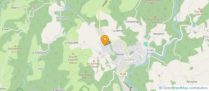 localisation de l'entreprise MADAME LAURE VITAUD  CORREZE