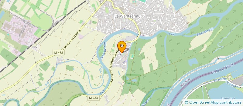 localisation de l'entreprise MADAME LAURE WERLE  LA WANTZENAU