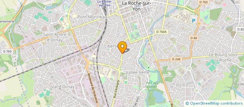 localisation de l'entreprise MADAME LAURE WILLETTE à LA ROCHE-SUR-YON