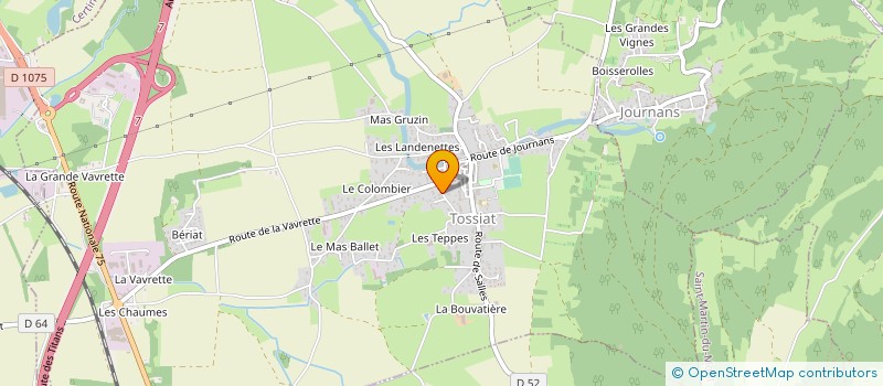 localisation de l'entreprise MADAME LAURE XOUAL  TOSSIAT