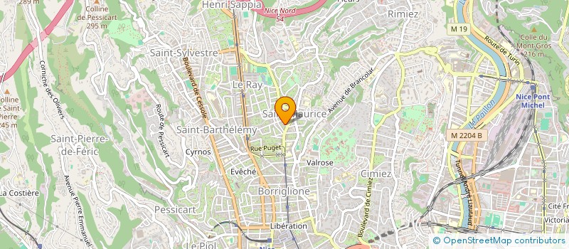 localisation de l'entreprise MADAME LAURE YAZDI  NICE