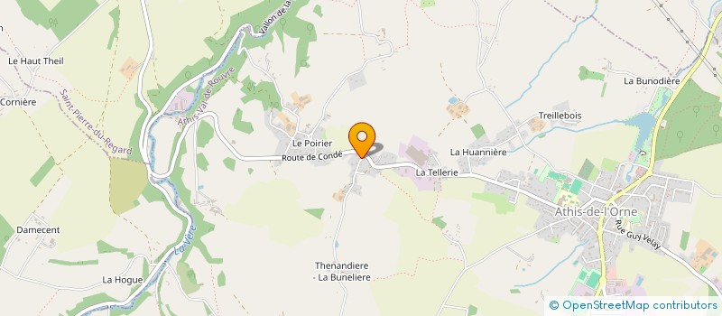 localisation de l'entreprise MADAME LAURE YGOUF à ATHIS-VAL DE ROUVRE