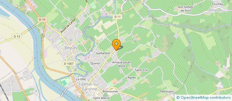 localisation de l'entreprise MADAME LAURE ZAGO à CADILLAC-SUR-GARONNE