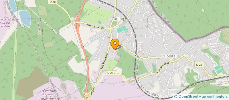 localisation de l'entreprise MADAME LAURE ZANELLA  CARLING