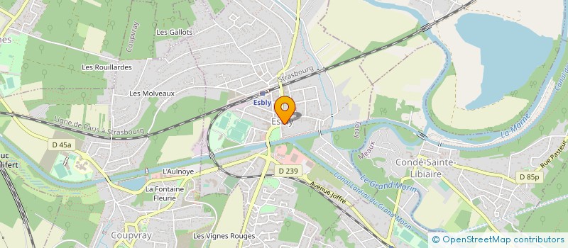 localisation de l'entreprise MADAME LAURE ZIGNANI  ESBLY