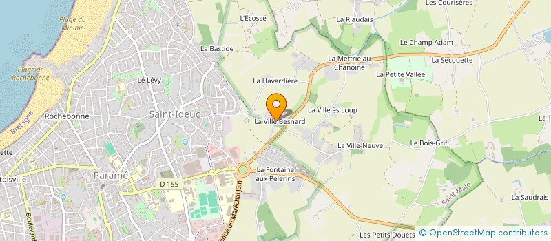 localisation de l'entreprise MADAME LAURE ZURCHER  SAINT-MALO