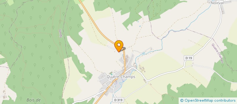 localisation de l'entreprise MADAME LAUREANE BERTRAND  QUATRE-CHAMPS