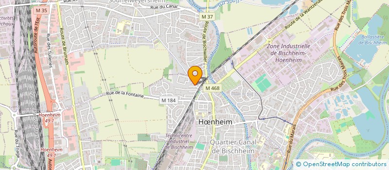 localisation de l'entreprise MADAME LAUREANE SCHWARTZ- -ANDRE  HNHEIM