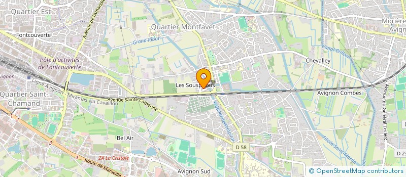 localisation de l'entreprise MADAME LAUREELEN PAULY  AVIGNON