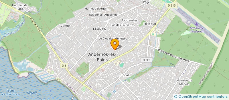 localisation de l'entreprise MADAME LAUREEN BARTHE à ANDERNOS-LES-BAINS