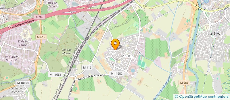 localisation de l'entreprise MADAME LAUREEN BELFORT à LATTES