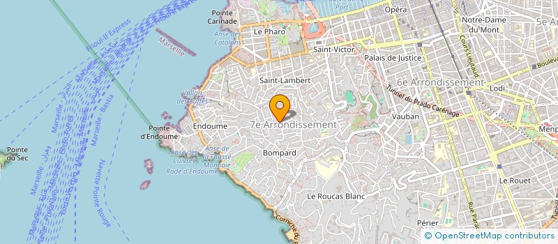 localisation de l'entreprise MADAME LAUREEN BERNHART à MARSEILLE