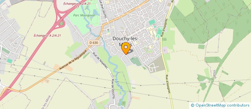 localisation de l'entreprise MADAME LAUREEN BOUY à DOUCHY-LES-MINES