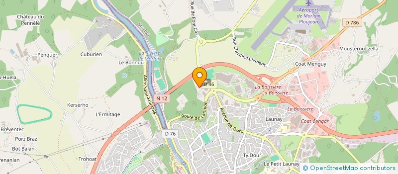 localisation de l'entreprise MADAME LAUREEN COCAIGN  MORLAIX