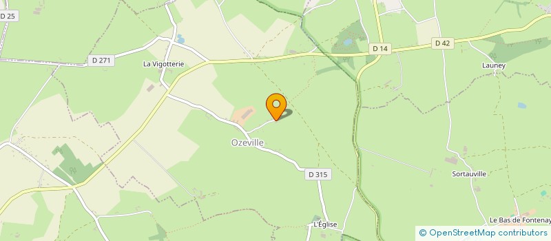 localisation de l'entreprise MADAME LAUREEN COQUOIN  OZEVILLE