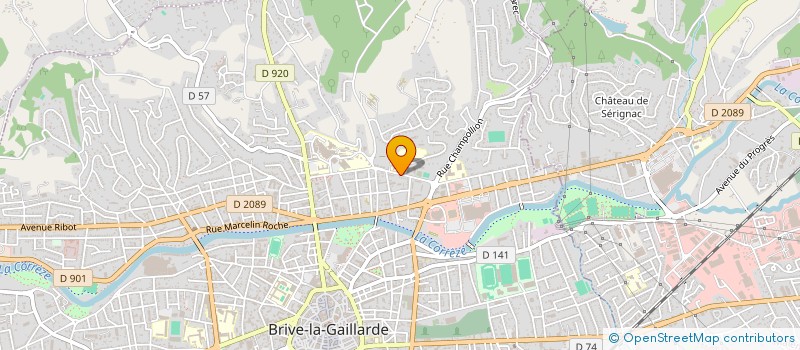 localisation de l'entreprise MADAME LAUREEN CRAPET  BRIVE-LA-GAILLARDE