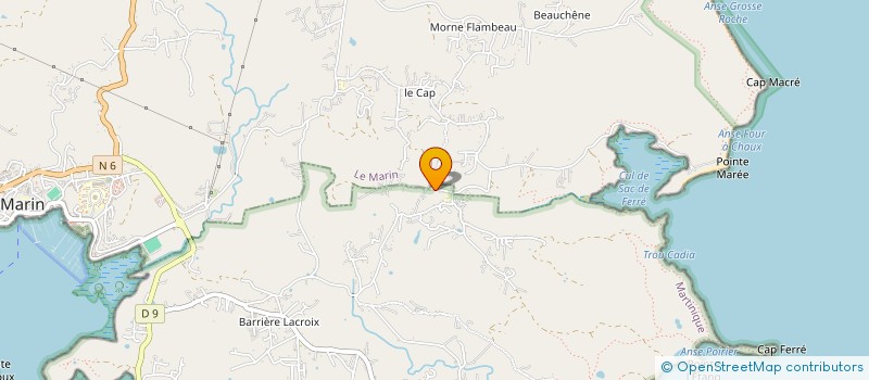 localisation de l'entreprise MADAME LAUREEN FREDERIC  LE MARIN