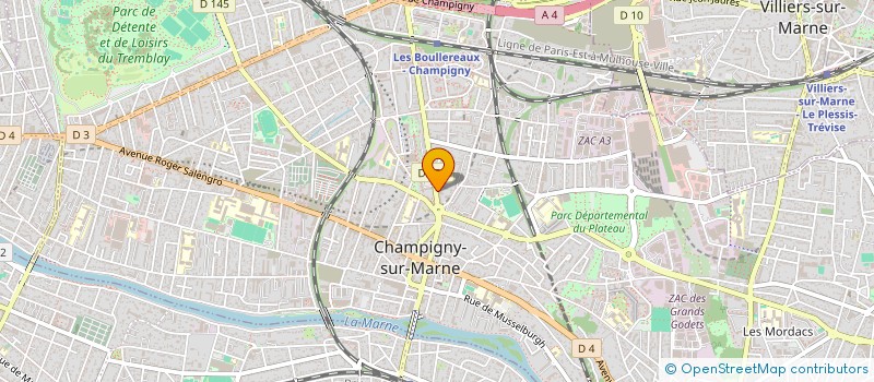 localisation de l'entreprise MADAME LAUREEN GARCIA à CHAMPIGNY-SUR-MARNE